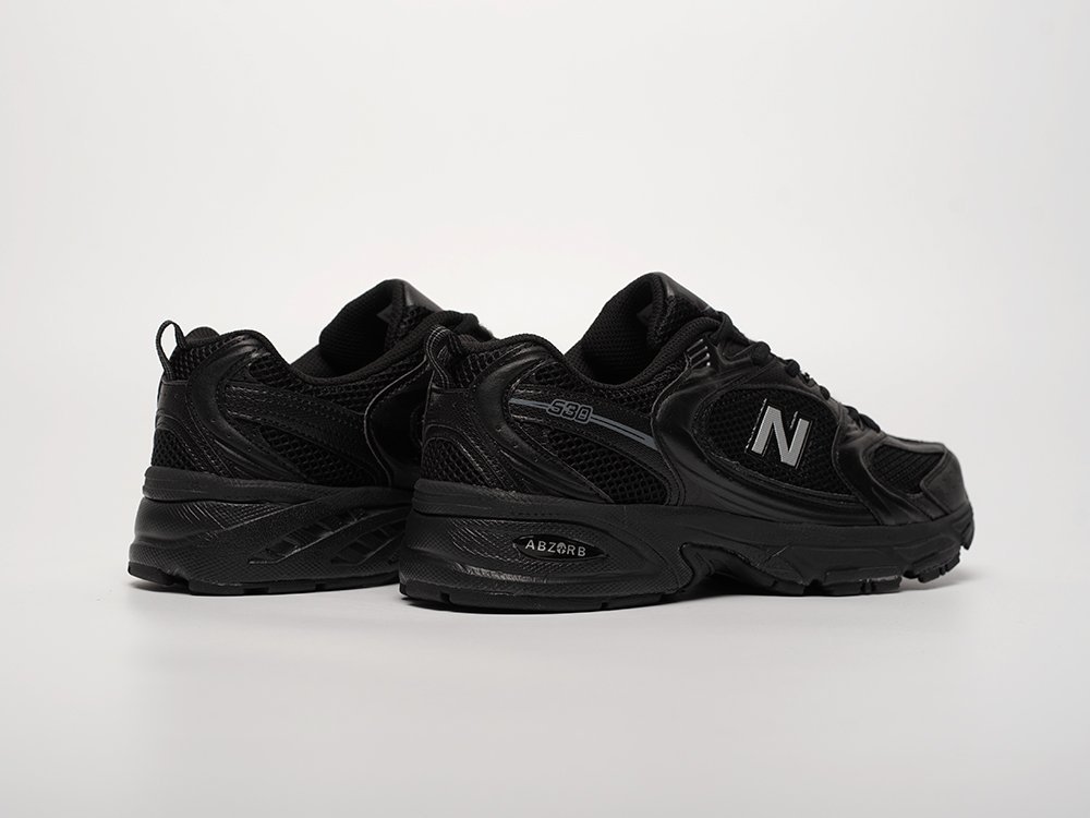 New Balance 530 черные кожа мужские (AR32478) - фото 3 New Balance 530 черные кожа мужские (AR32478) - фото 3