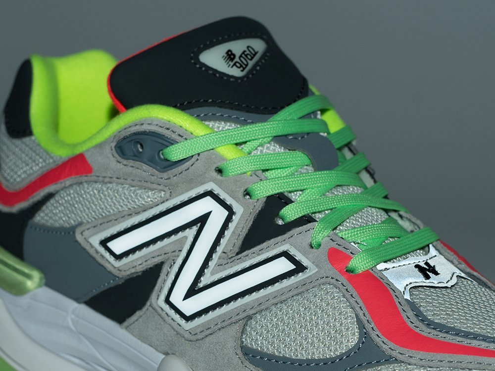 New Balance 9060 WMNS серые замша женские (AR32480) - фото 3