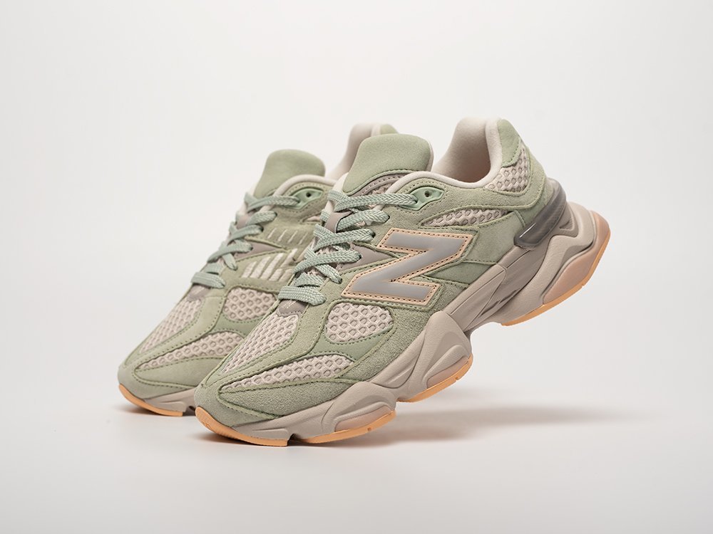 New Balance 9060 WMNS зеленые замша женские (AR32489) - фото 2 New Balance 9060 WMNS зеленые замша женские (AR32489) - фото 2