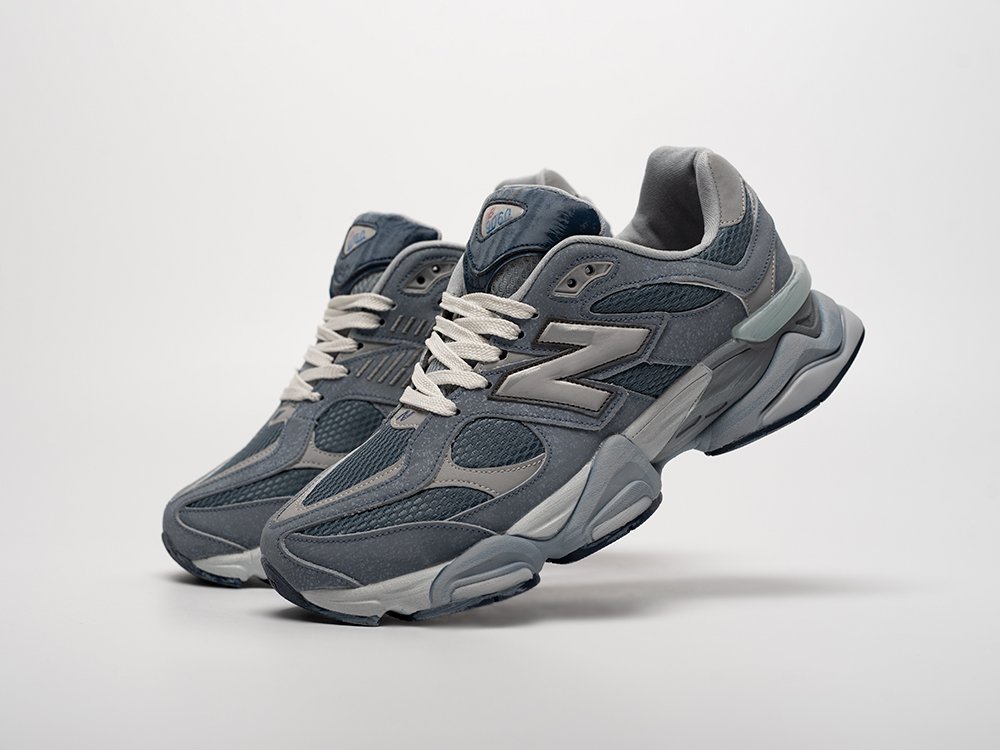 New Balance 9060 серые кожа мужские (AR32490) - фото 2 New Balance 9060 серые кожа мужские (AR32490) - фото 2