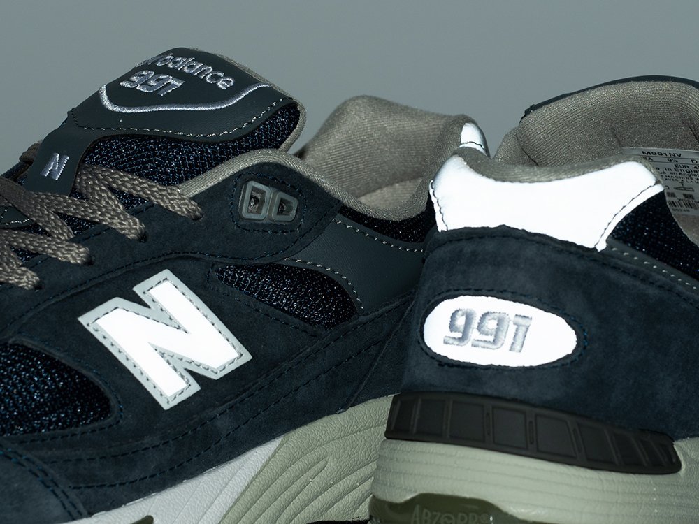 New Balance 991 синие замша мужские (AR32491) - фото 5 New Balance 991 синие замша мужские (AR32491) - фото 5
