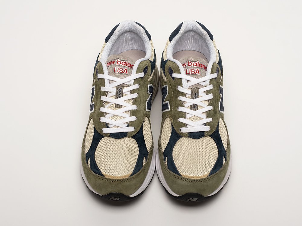 New Balance 990v3 зеленые замша мужские (AR32493) - фото 4 New Balance 990v3 зеленые замша мужские (AR32493) - фото 4