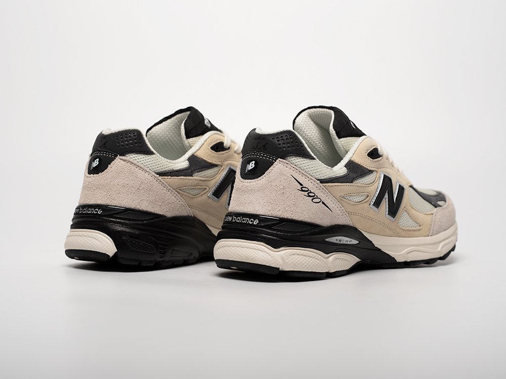 New Balance 990v3 белые замша мужские (AR32494) - фото 4 New Balance 990v3 белые замша мужские (AR32494) - фото 4