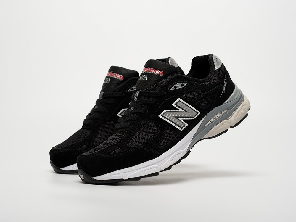 New Balance 990v3 черные замша мужские (AR32495) - фото 2