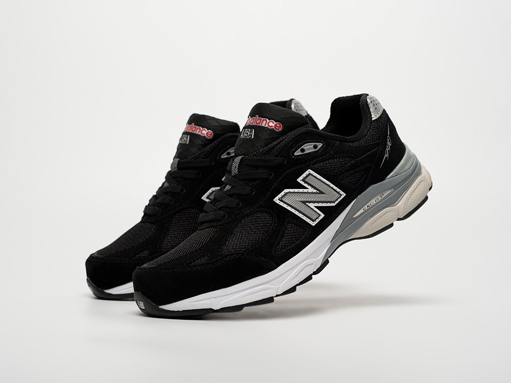 New Balance 990v3 черные замша мужские (AR32495) - фото 2 New Balance 990v3 черные замша мужские (AR32495) - фото 2