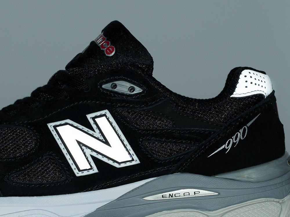 New Balance 990v3 черные замша мужские (AR32495) - фото 9 New Balance 990v3 черные замша мужские (AR32495) - фото 9