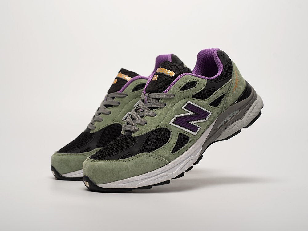 New Balance 990v3 WMNS зеленые замша женские (AR32497) - фото 2