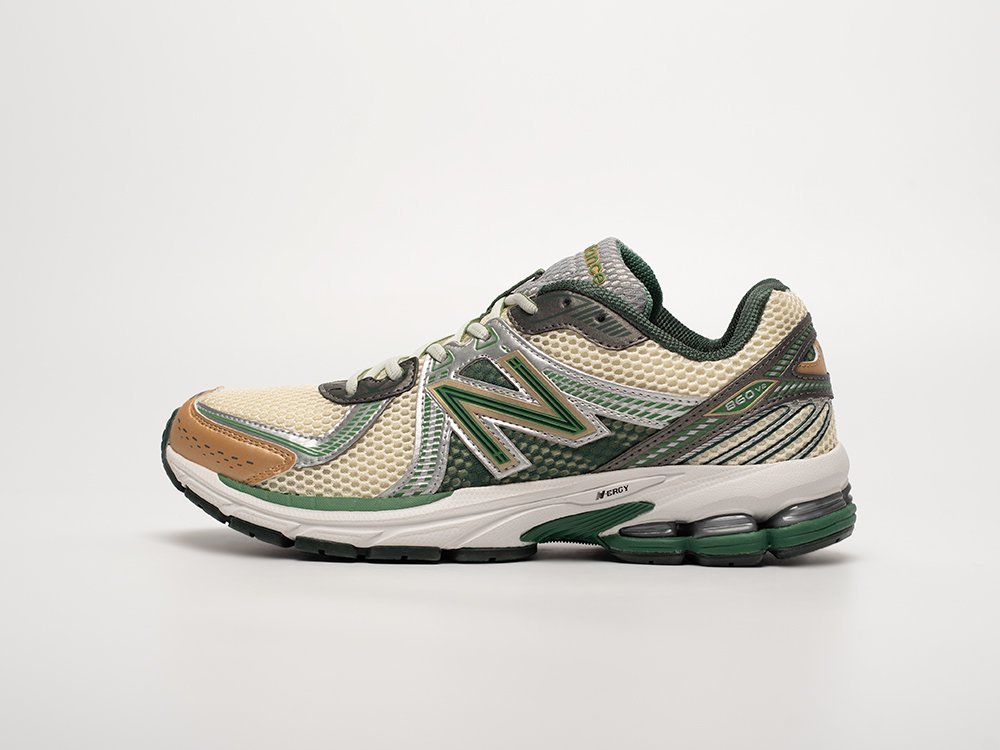 New Balance 860v2 x Aime Leon Dore бежевые текстиль мужские (AR32498) - фото 1 New Balance 860v2 x Aime Leon Dore бежевые текстиль мужские (AR32498) - фото 1