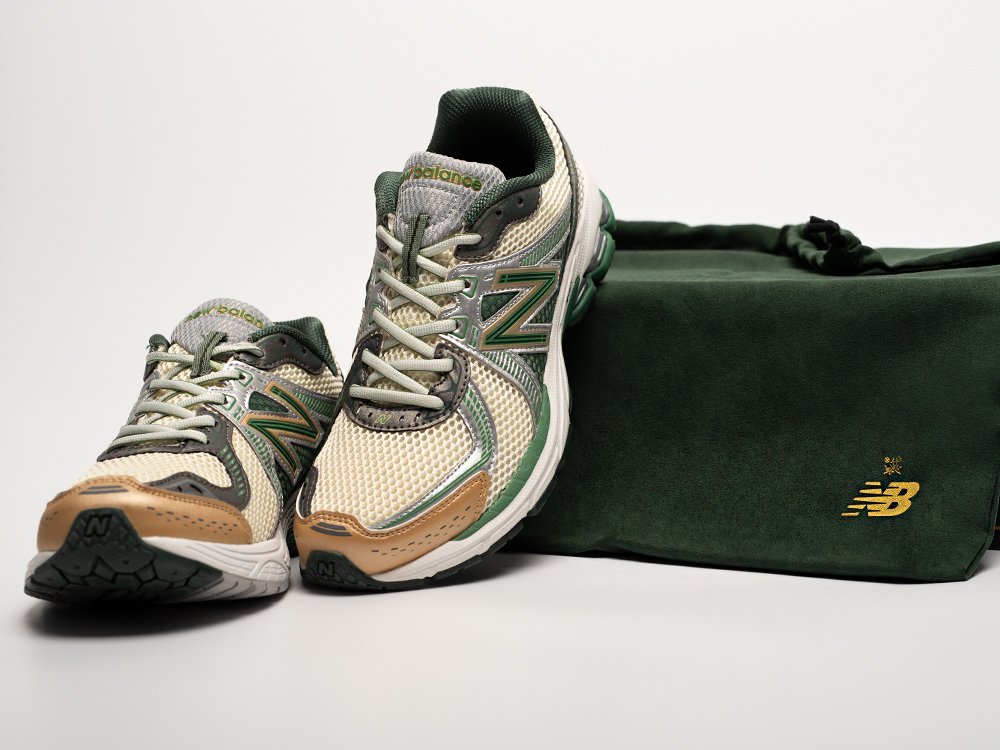 New Balance 860v2 x Aime Leon Dore бежевые текстиль мужские (AR32498) - фото 6 New Balance 860v2 x Aime Leon Dore бежевые текстиль мужские (AR32498) - фото 6