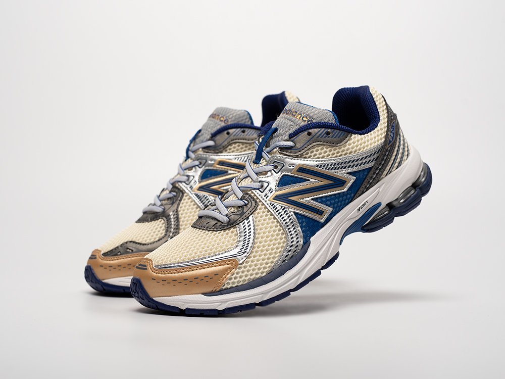 New Balance 860v2 x Aime Leon Dore бежевые текстиль мужские (AR32499) - фото 2