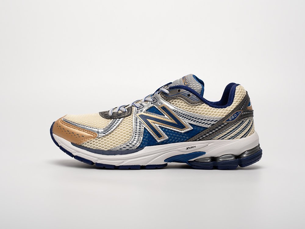 New Balance 860v2 x Aime Leon Dore бежевые текстиль мужские (AR32499) - фото 1