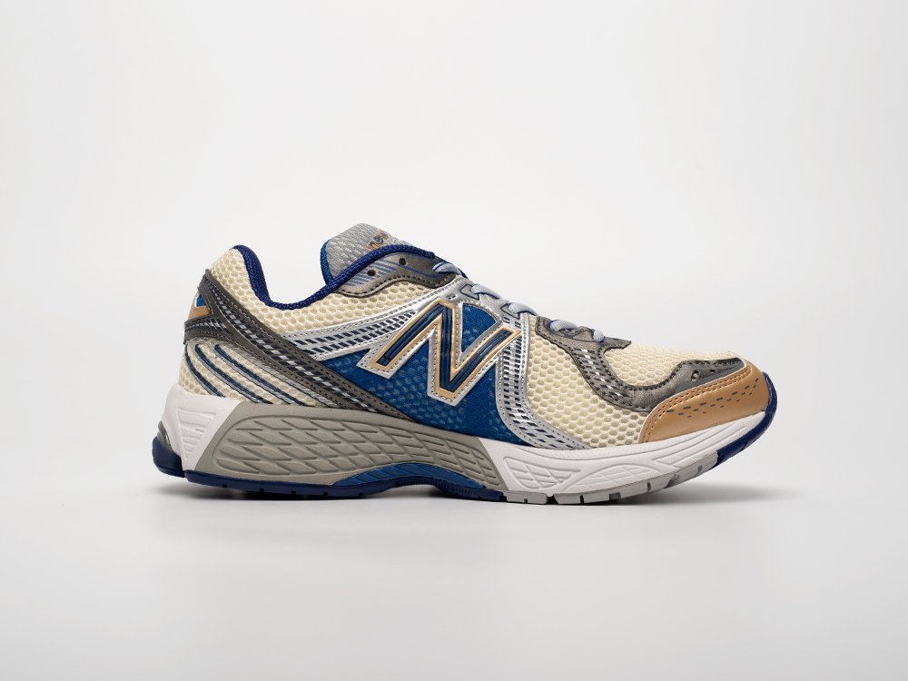 New Balance 860v2 x Aime Leon Dore бежевые текстиль мужские (AR32499) - фото 3