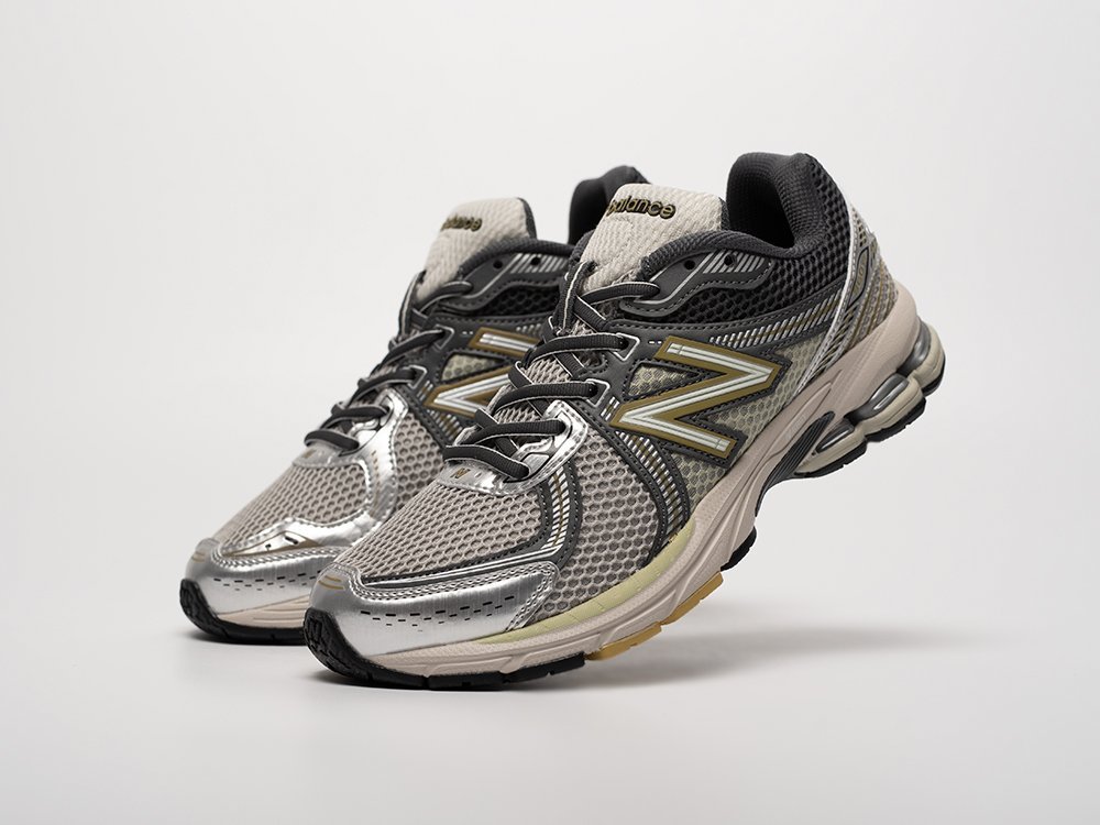 New Balance 860v2 серые текстиль мужские (AR32500) - фото 2 New Balance 860v2 серые текстиль мужские (AR32500) - фото 2
