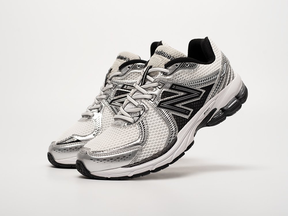 New Balance 860v2 белые текстиль мужские (AR32501) - фото 2 New Balance 860v2 белые текстиль мужские (AR32501) - фото 2