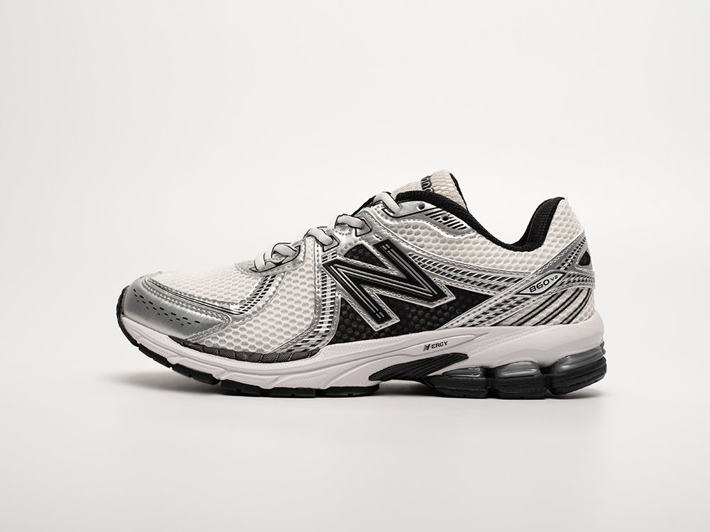 New Balance 860v2 белые текстиль мужские (AR32501) - фото 1 New Balance 860v2 белые текстиль мужские (AR32501) - фото 1
