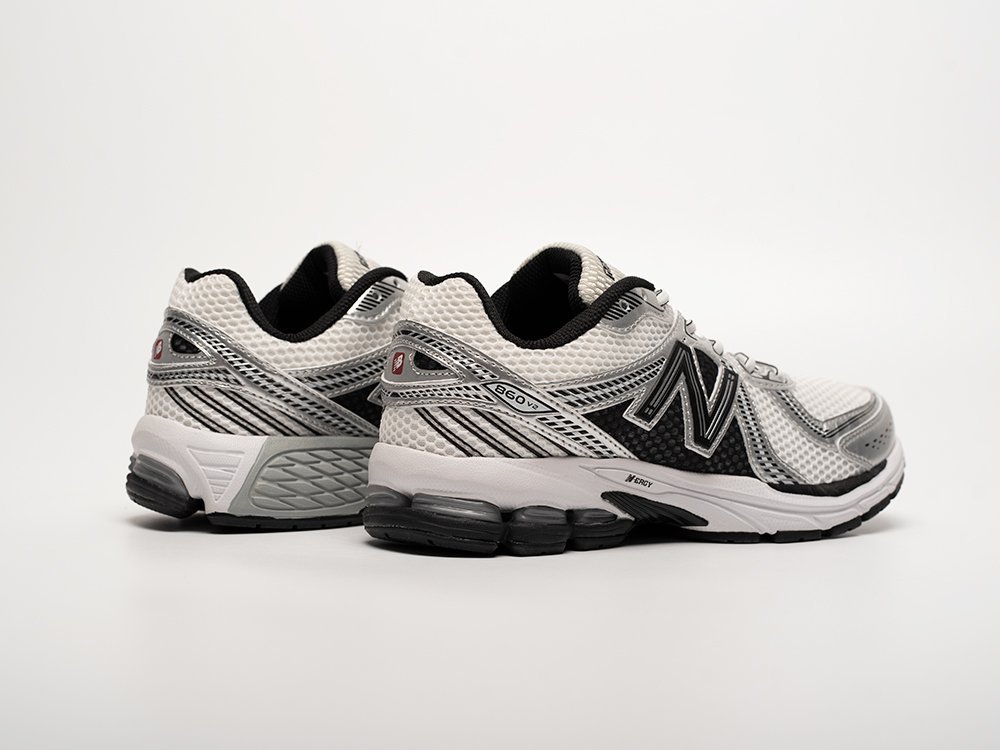 New Balance 860v2 белые текстиль мужские (AR32501) - фото 3 New Balance 860v2 белые текстиль мужские (AR32501) - фото 3