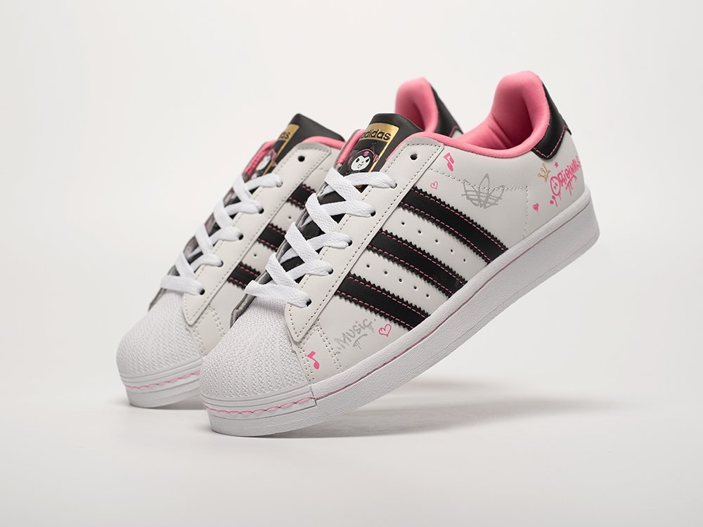 Adidas Superstar x Hello Kitty WMNS белые кожа женские (AR32518) - фото 2 Adidas Superstar x Hello Kitty WMNS белые кожа женские (AR32518) - фото 2