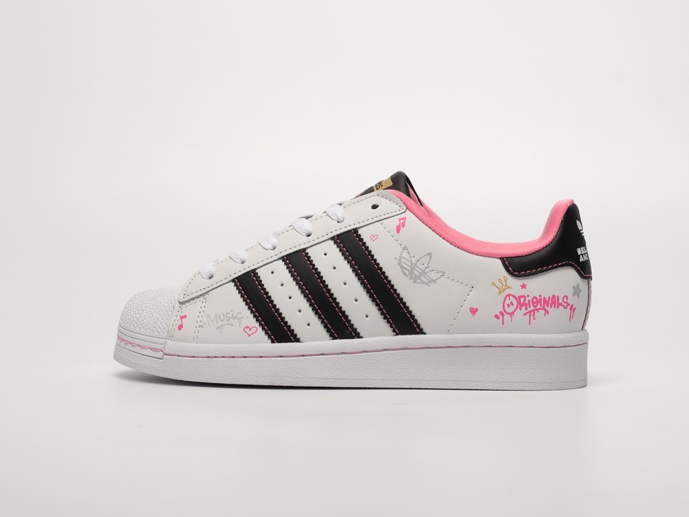 Adidas Superstar x Hello Kitty WMNS белые кожа женские (AR32518) - фото 1