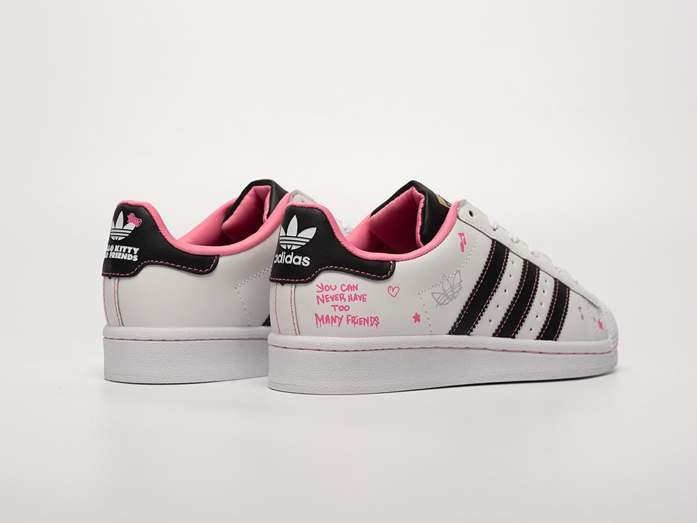 Adidas Superstar x Hello Kitty WMNS белые кожа женские (AR32518) - фото 3 Adidas Superstar x Hello Kitty WMNS белые кожа женские (AR32518) - фото 3