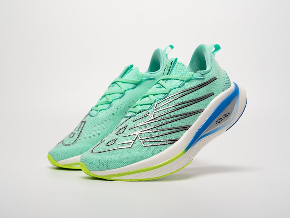 New Balance FuelCell SC Elite v3 зеленые текстиль мужские (AR32525) - фото 2 New Balance FuelCell SC Elite v3 зеленые текстиль мужские (AR32525) - фото 2
