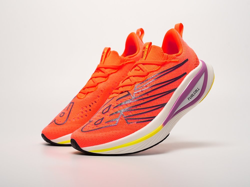 New Balance FuelCell SC Elite v3 красные текстиль мужские (AR32526) - фото 2