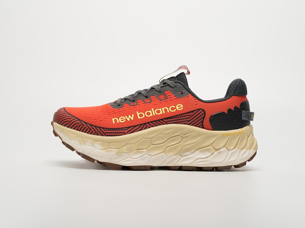 New Balance Fresh Foam X More Trail v3 красные текстиль мужские (AR32530) - фото 1