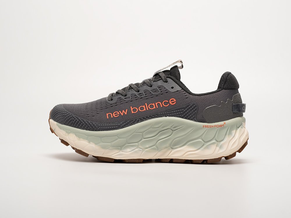 New Balance Fresh Foam X More Trail v3 серые текстиль мужские (AR32531) - фото 1