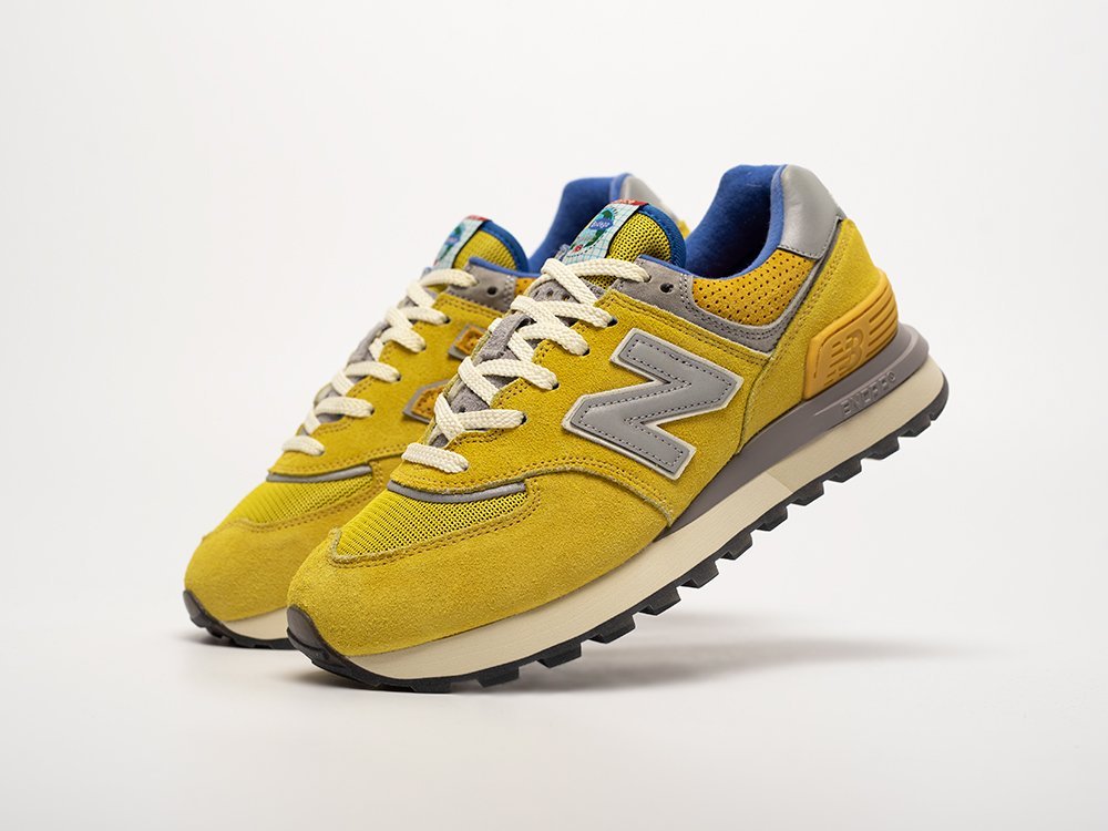 New balance 574 grey yellow online