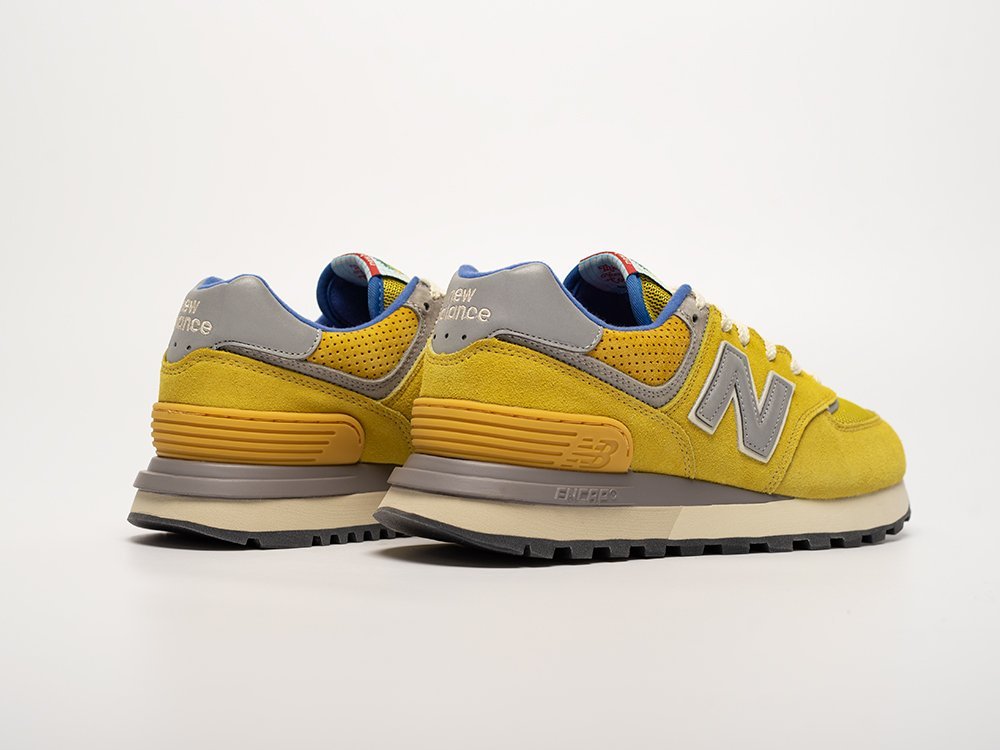 New balance 574 grey and yellow on sale