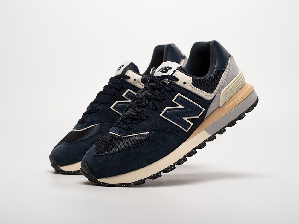 New balance 574 navy suede online