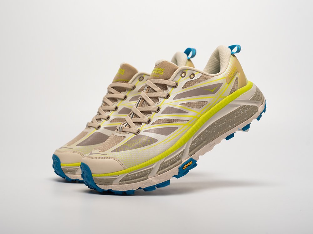 Hoka Mafate Speed 2 бежевые текстиль мужские (AR32549) - фото 2 Hoka Mafate Speed 2 бежевые текстиль мужские (AR32549) - фото 2