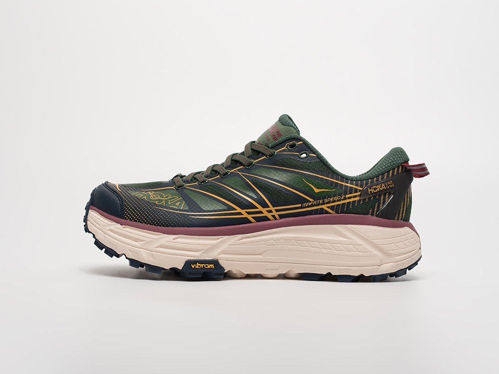 Hoka Mafate Speed 2 зеленые текстиль мужские (AR32550) - фото 1 Hoka Mafate Speed 2 зеленые текстиль мужские (AR32550) - фото 1