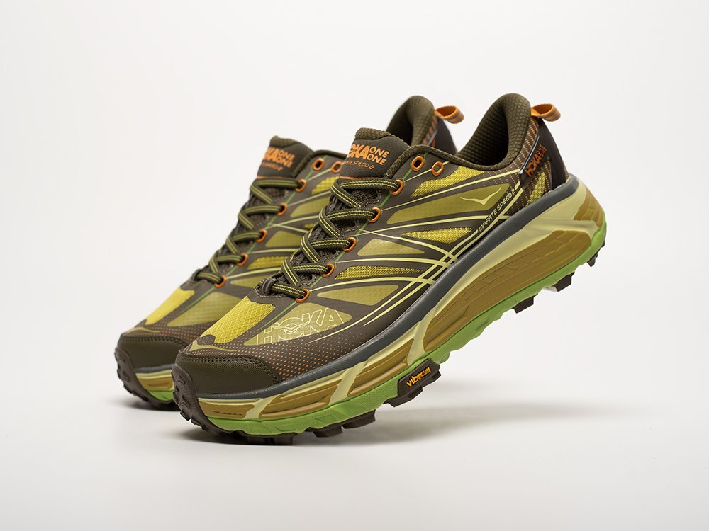 Hoka Mafate Speed 2 зеленые текстиль мужские (AR32551) - фото 2 Hoka Mafate Speed 2 зеленые текстиль мужские (AR32551) - фото 2
