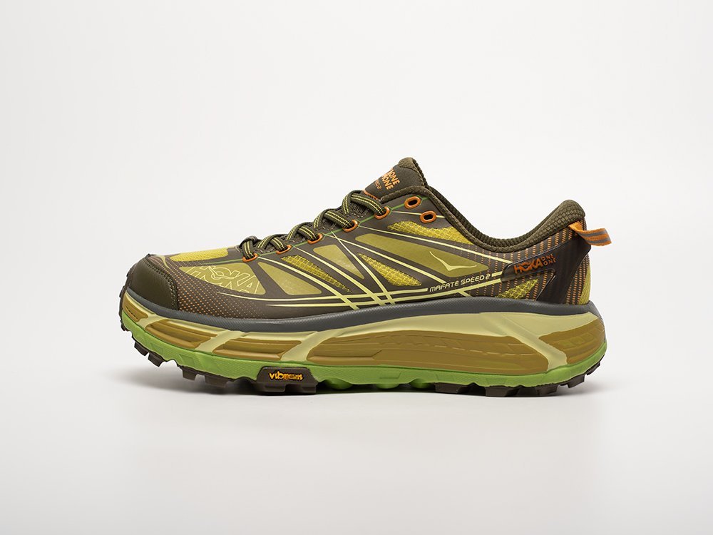 Hoka Mafate Speed 2 зеленые текстиль мужские (AR32551) - фото 1 Hoka Mafate Speed 2 зеленые текстиль мужские (AR32551) - фото 1