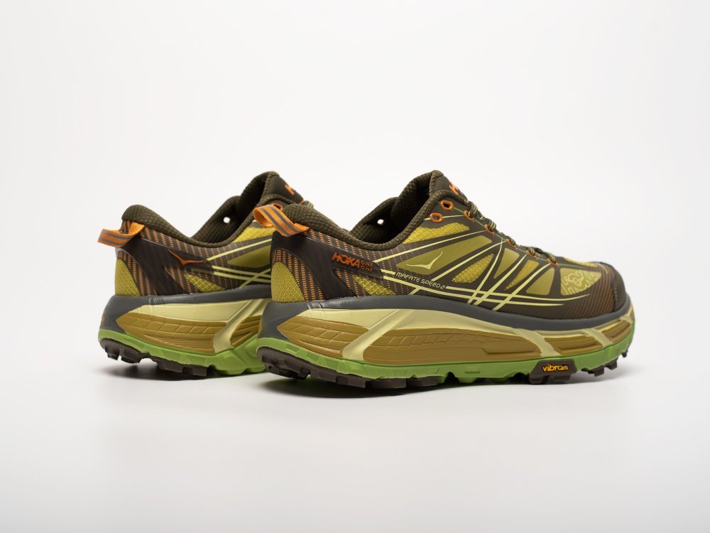 Hoka Mafate Speed 2 зеленые текстиль мужские (AR32551) - фото 4