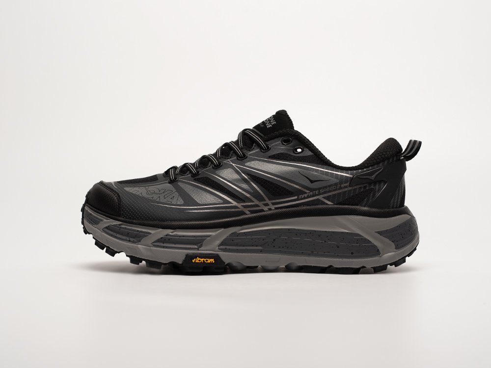 Hoka Mafate Speed 2 черные текстиль мужские (AR32552) - фото 1 Hoka Mafate Speed 2 черные текстиль мужские (AR32552) - фото 1