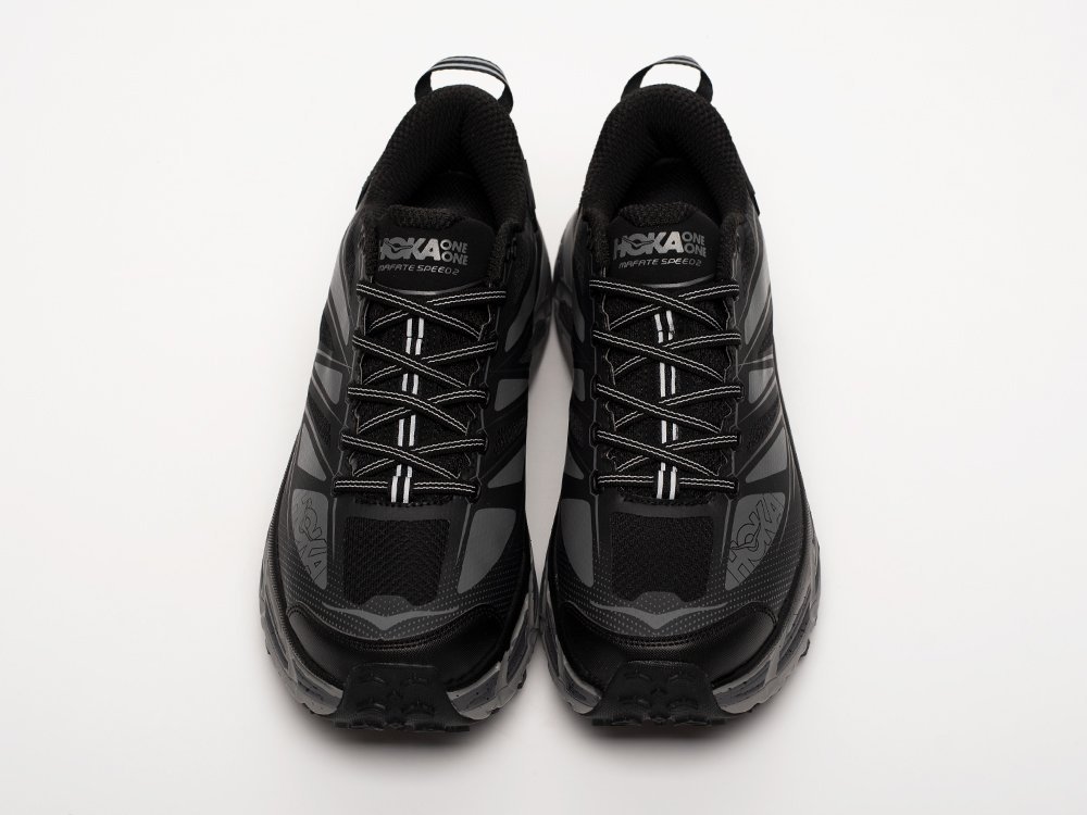 Hoka Mafate Speed 2 черные текстиль мужские (AR32552) - фото 4 Hoka Mafate Speed 2 черные текстиль мужские (AR32552) - фото 4