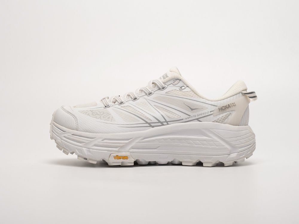 Hoka Mafate Speed 2 белые текстиль мужские (AR32553) - фото 1 Hoka Mafate Speed 2 белые текстиль мужские (AR32553) - фото 1