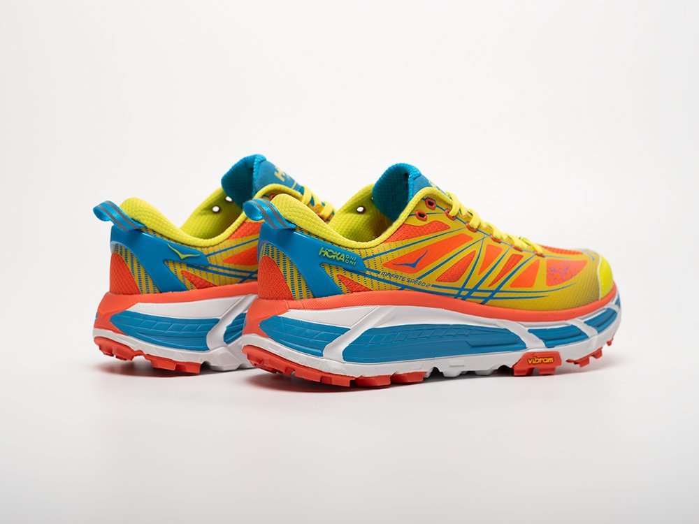 Hoka Mafate Speed 2 оранжевые текстиль мужские (AR32556) - фото 4