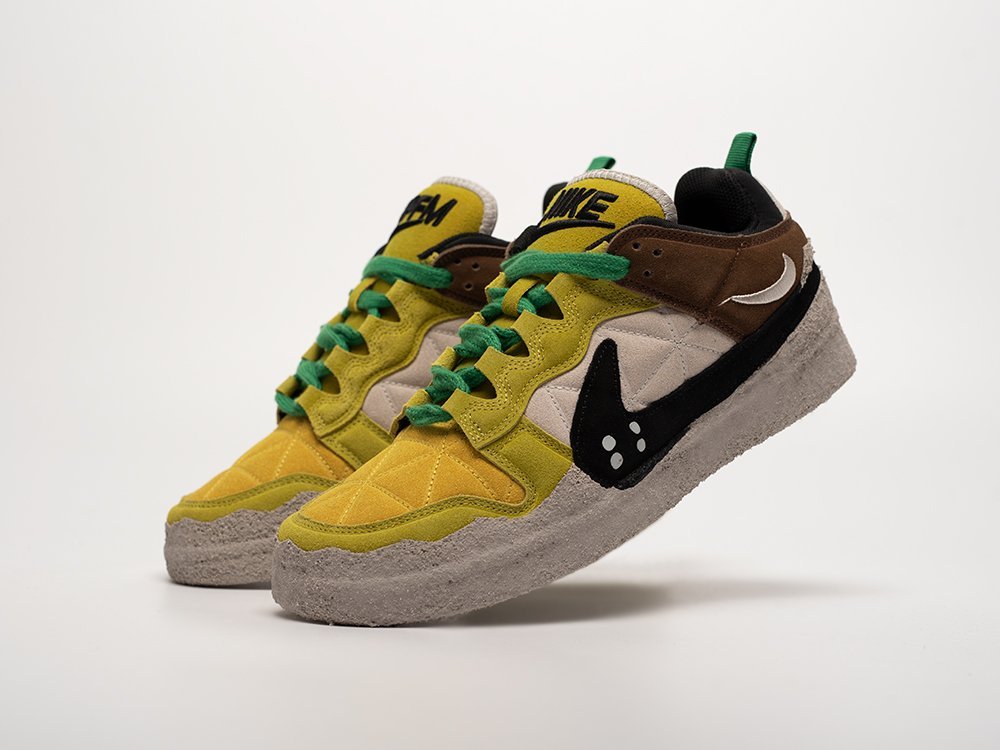 Nike x CPFM x Dunk Low желтые замша мужские (AR32569) - фото 2 Nike x CPFM x Dunk Low желтые замша мужские (AR32569) - фото 2