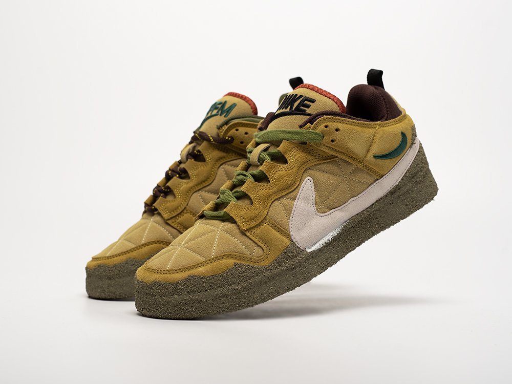 Nike x CPFM x Dunk Low зеленые замша мужские (AR32570) - фото 2 Nike x CPFM x Dunk Low зеленые замша мужские (AR32570) - фото 2