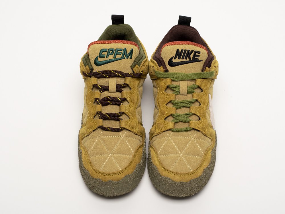 Nike x CPFM x Dunk Low зеленые замша мужские (AR32570) - фото 4 Nike x CPFM x Dunk Low зеленые замша мужские (AR32570) - фото 4