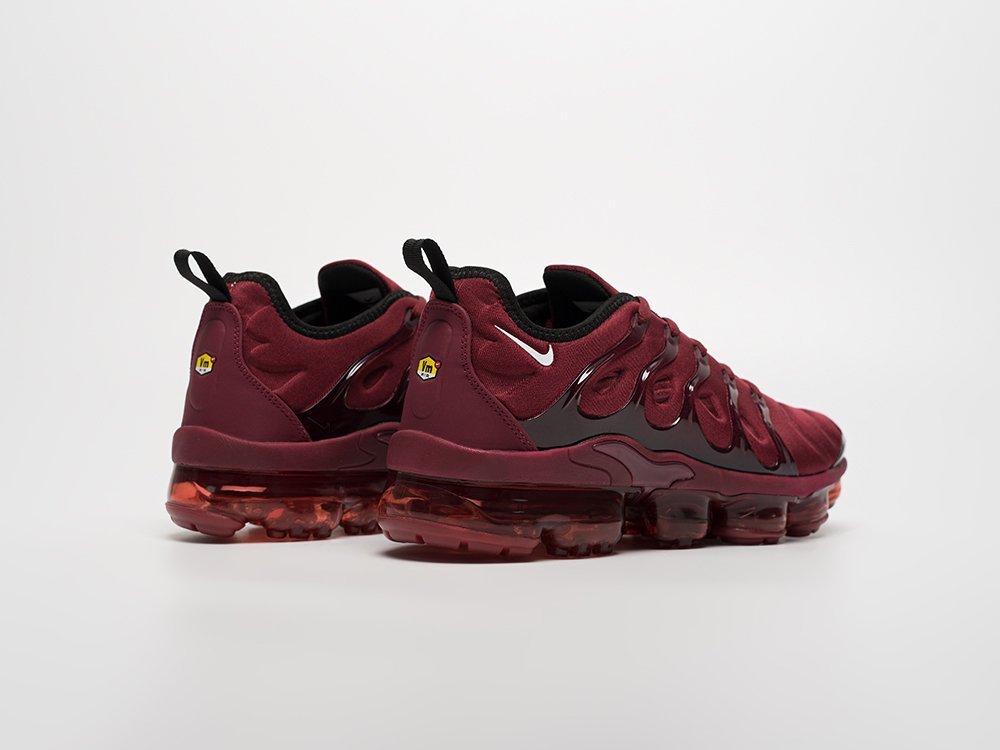 Nike Air VaporMax Plus бордовые текстиль мужские (AR32571) - фото 4