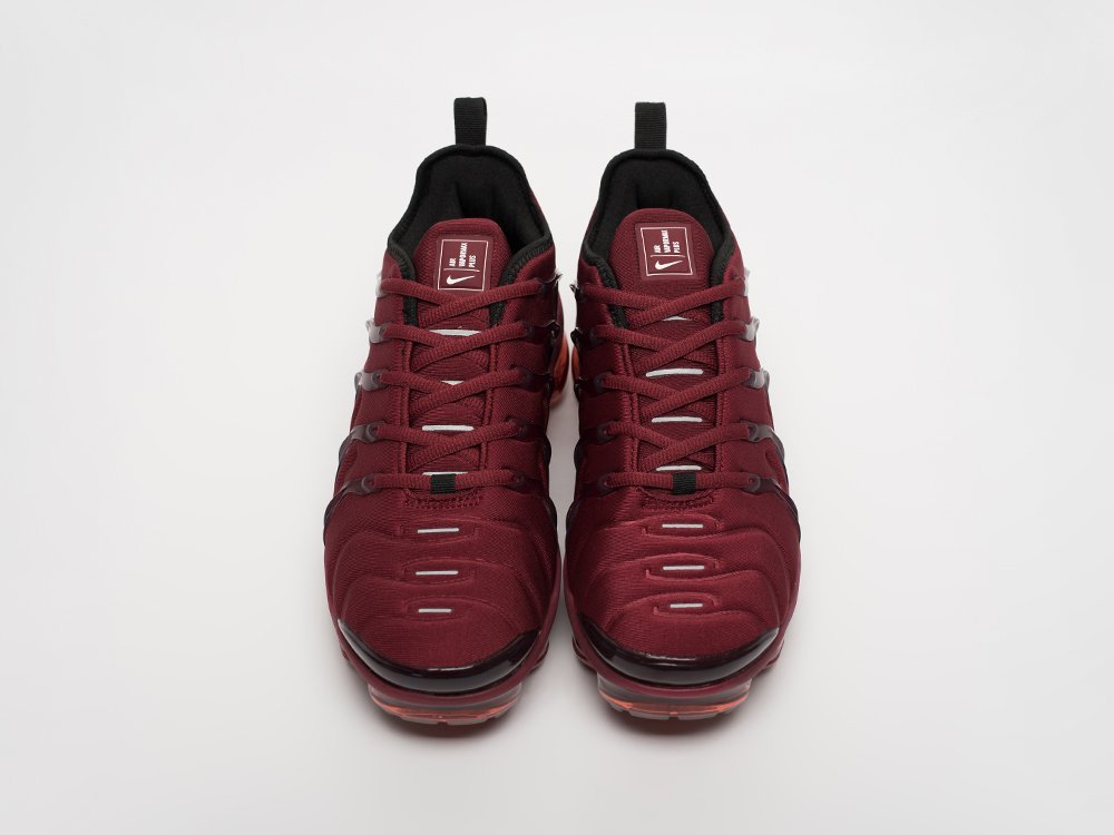 Nike Air VaporMax Plus бордовые текстиль мужские (AR32571) - фото 6 Nike Air VaporMax Plus бордовые текстиль мужские (AR32571) - фото 6