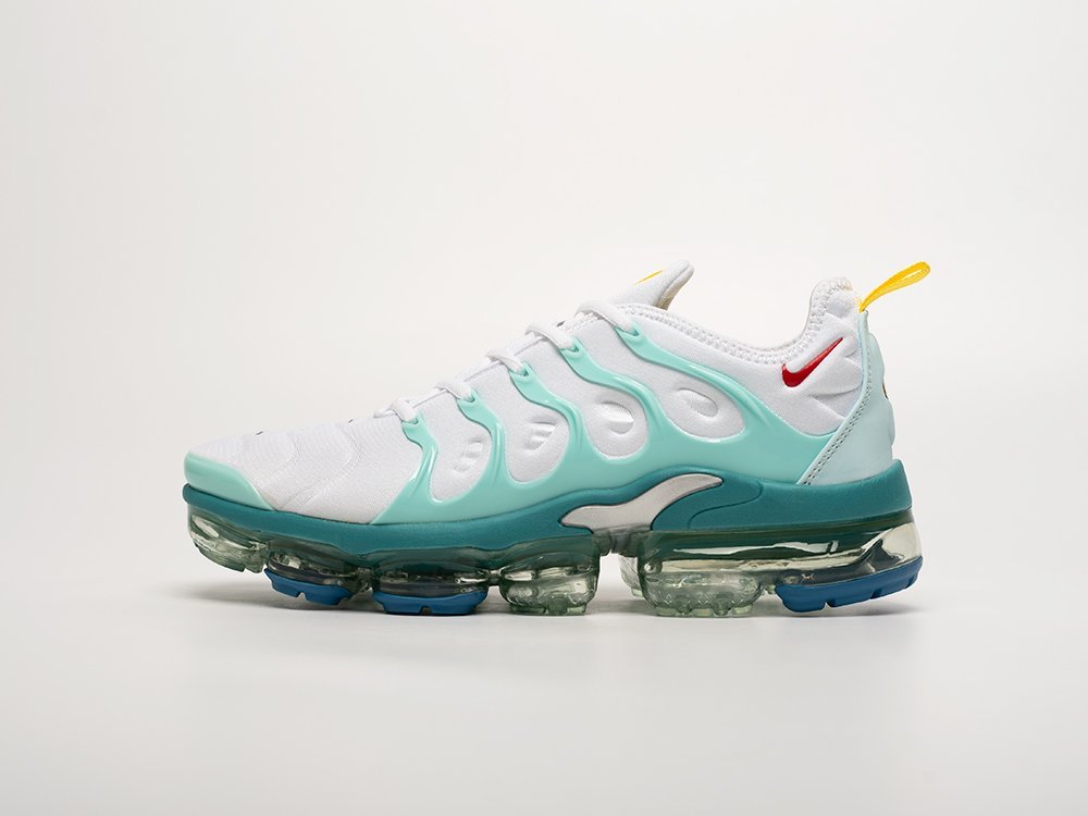 Nike Air VaporMax Plus белые текстиль мужские (AR32572) - фото 1