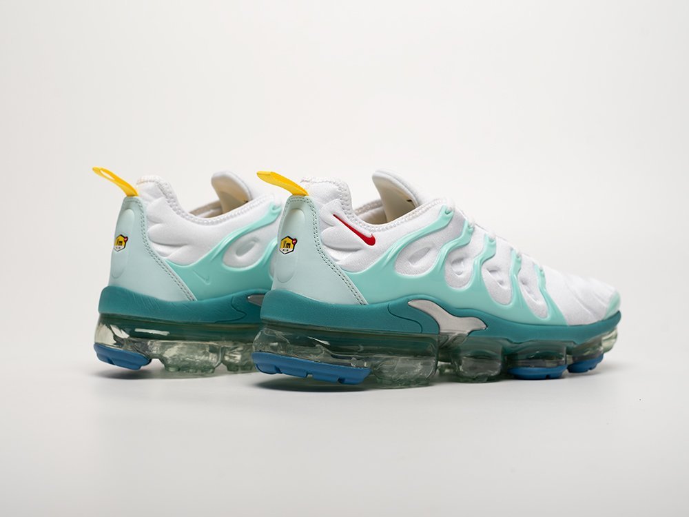 Nike Air VaporMax Plus белые текстиль мужские (AR32572) - фото 4