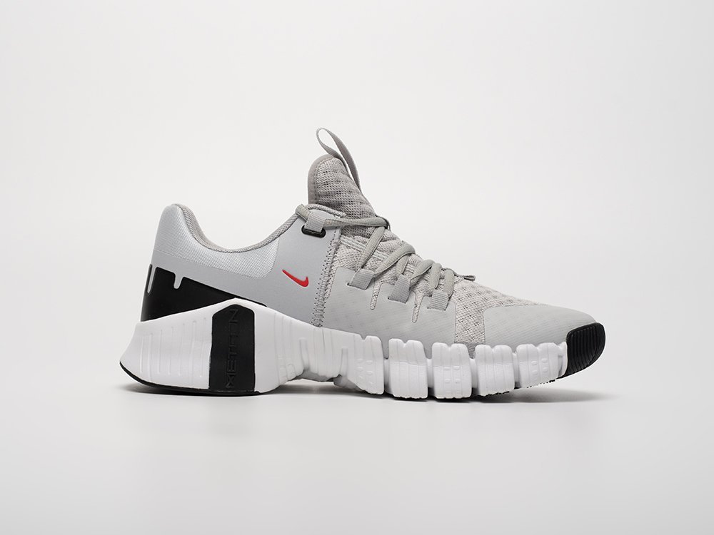 Nike Free Metcon 5 серые текстиль мужские (AR32580) - фото 3