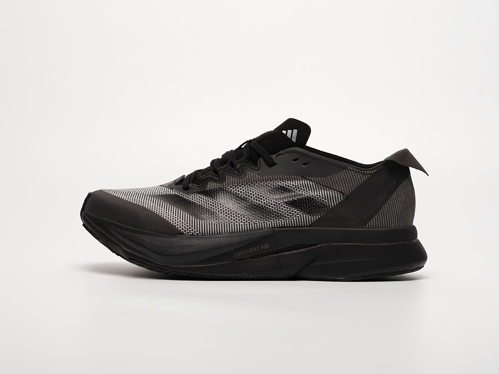 Adidas Adizero Boston 12 черные текстиль мужские (AR32596) - фото 1