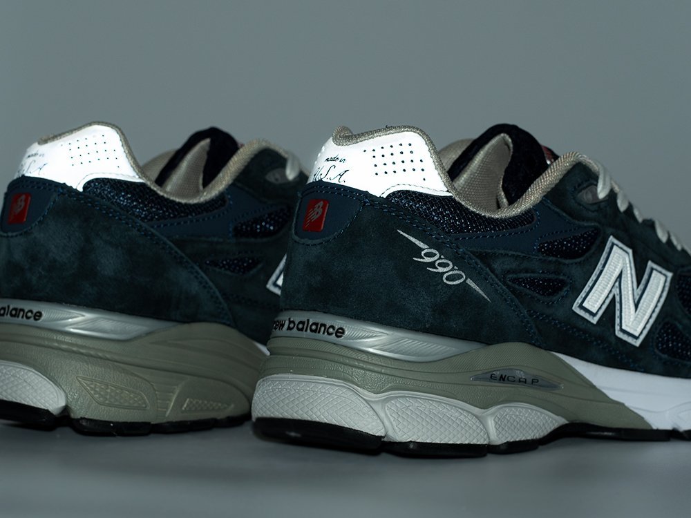 New Balance 990v3 синие замша мужские (AR32597) - фото 9 New Balance 990v3 синие замша мужские (AR32597) - фото 9