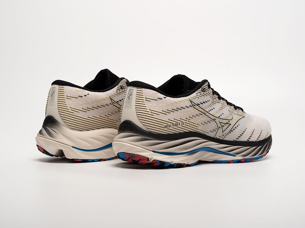 Mizuno Wave Rider 26 серые текстиль мужские (AR32598) - фото 3 Mizuno Wave Rider 26 серые текстиль мужские (AR32598) - фото 3